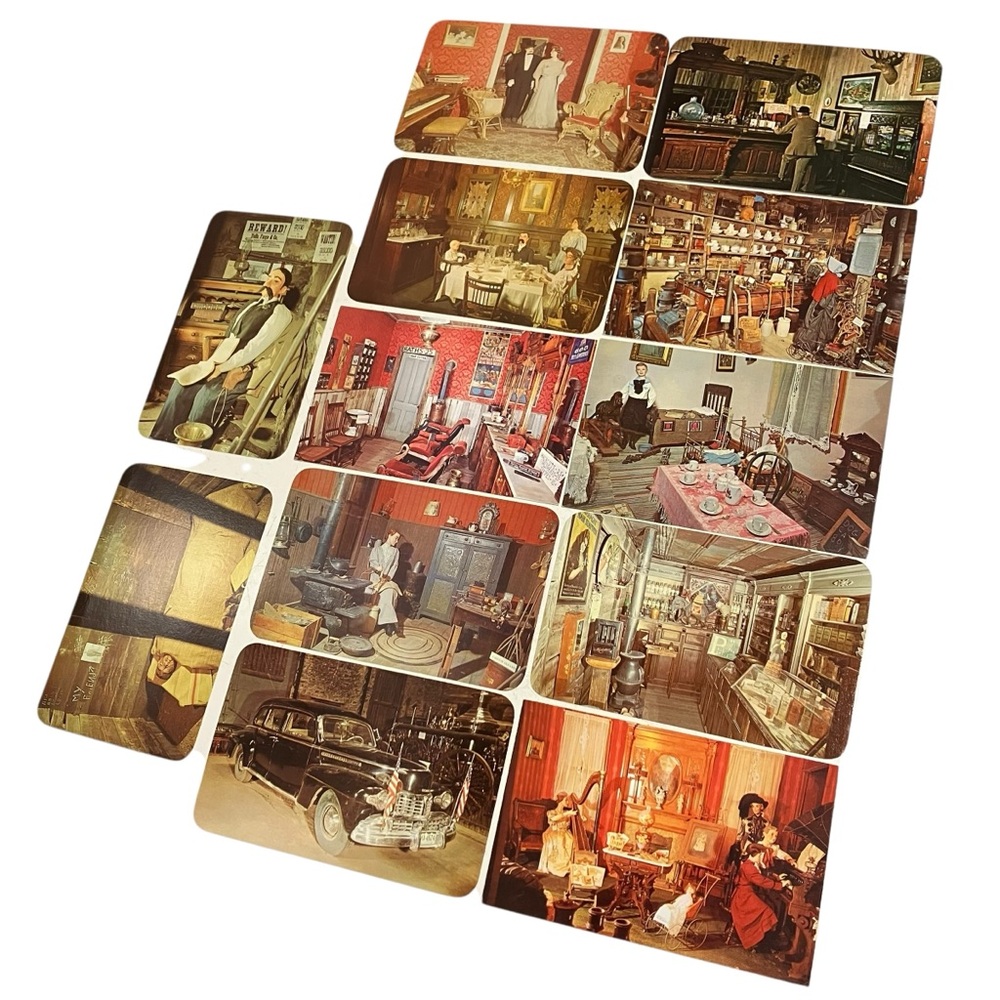 Pikes Peak Ghost Town Colorado Springs CO Postcards Lot of 12